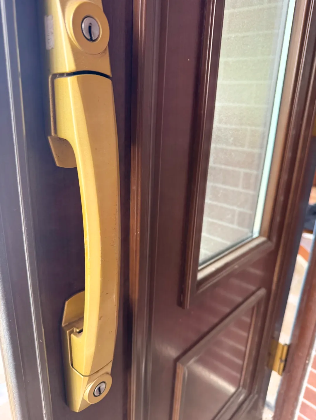 GOALプッシュプル錠前の鍵交換